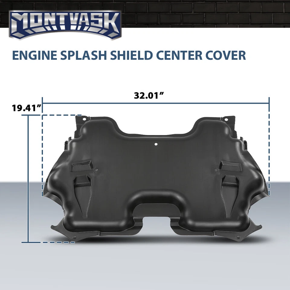 Protector contra salpicaduras bajo cubierta del motor delantero apto para Mercedes-Benz E320 E350 2003-2009 Foto 3 de 4