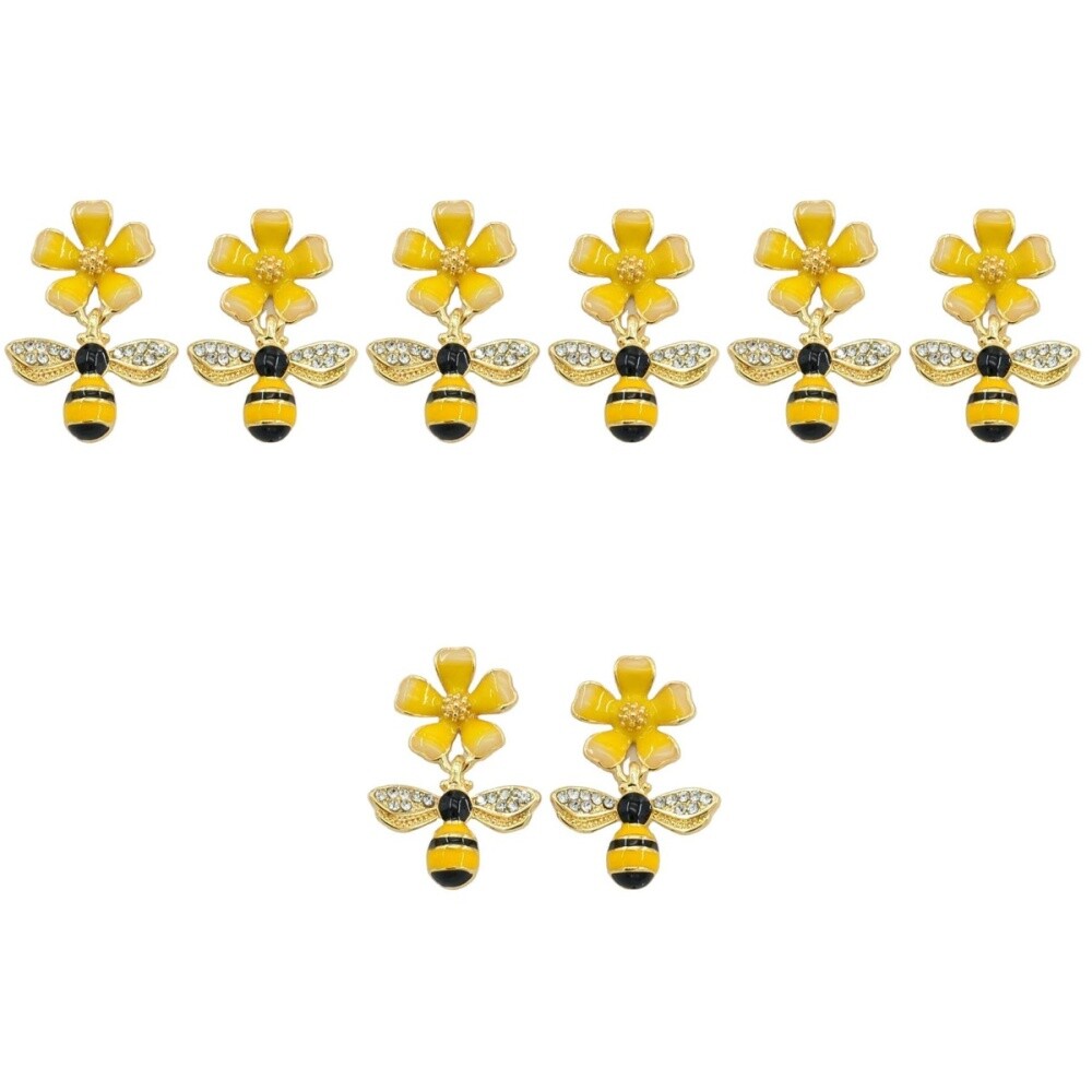 Elegant Flower Jewelry Earrings with Stylish Pendant Design