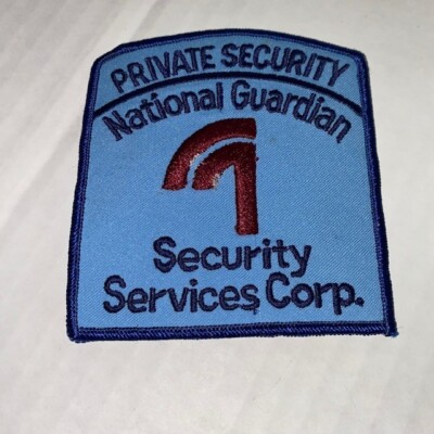 Private Security National Guardian Security Services Corp Patch | eBay