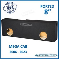 2006-2023 Dodge Ram Mega Cab Sub Box 8" Dual Ported Subwoofer Enclosure