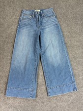 Madewell  Wide-Leg Crop Size 26 x 24 Women Li...