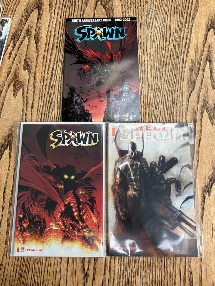 Image Comics Spawn  Issues 107 108 109 110 111 117 (10th Ann.)  & Hell Spawn #1 - Image 3 of 3