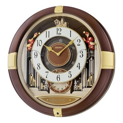 Seiko Melodies in Motion Wanduhr - Drehpendel - QXM613B