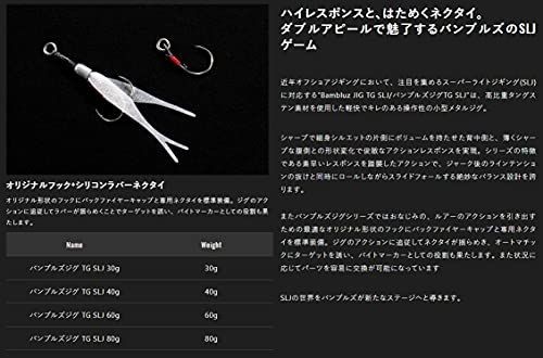 Fishing Lure New JACKALL Jackall Bumbles Jig TG SLJ 120g Sardine Lens Holo - Image 2