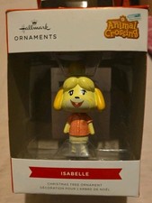 Animal Crossing New Horizons Ornament Isabelle Christmas 2021 Hallmark Nintendo