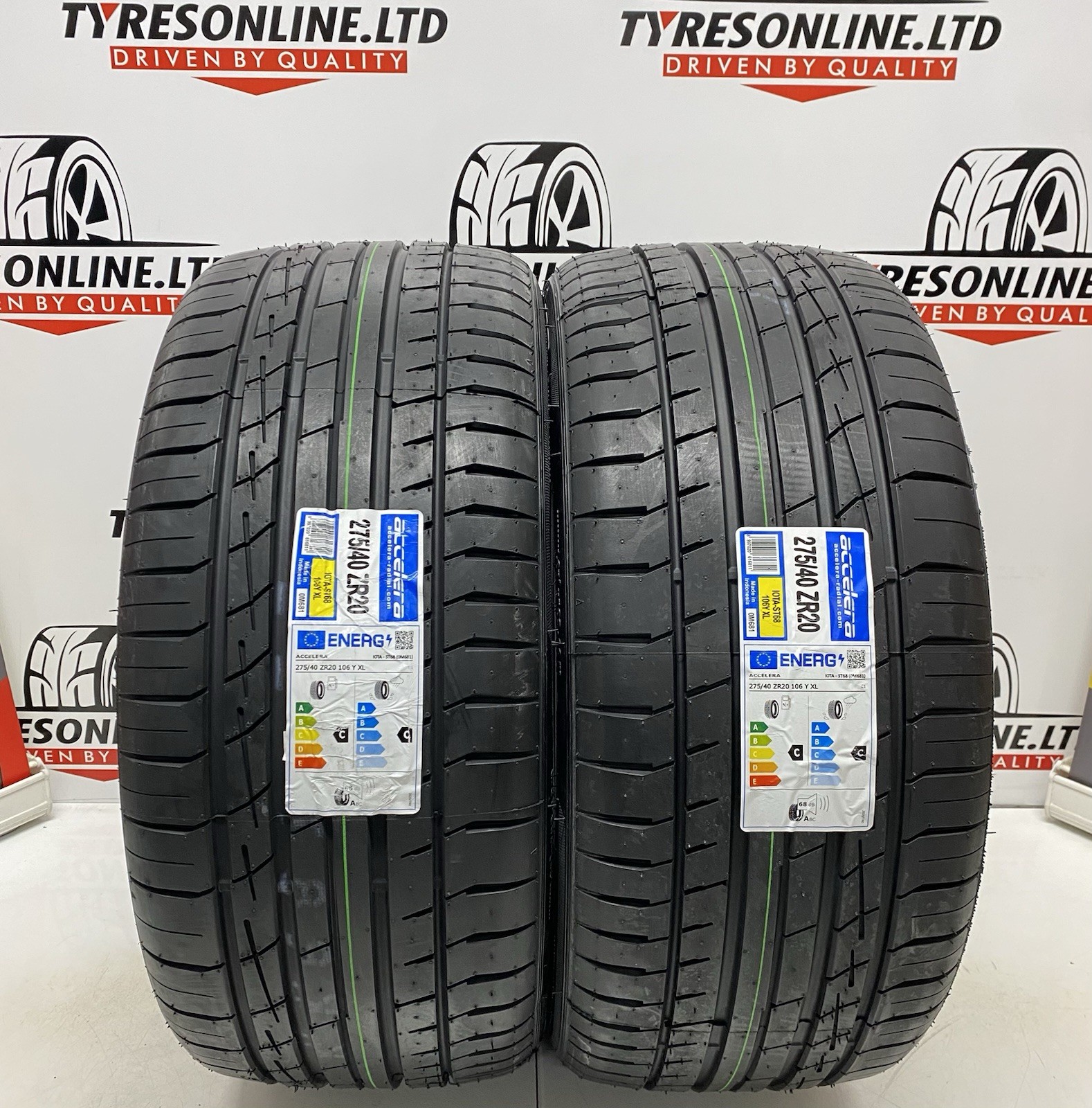 2X 275 40 20 ACCELERA XL 106Y SUV 275/40ZR20 PERFORMANCE BRAND NEW TYRES 2754020