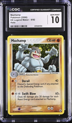 Machamp graded CGC 10 for sale on eBay