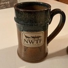 Sunset Hill Stoneware Pottery Pair Mugs Handcrafted USA NWTF Conserve Hunt Share — photo 2