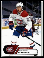 2020-21 Upper Deck NHL Star Rookies Box Set #22 Alexander Romanov Montreal