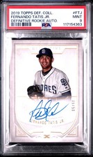 2019 Topps DEF COLL-Definitive Rookie Auto Fernando Tatís Jr. /50 (AU, RC) PSA 9