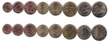 Luxembourg - set 8 coins 1 2 5 10 20 50 Cent 1 2 Euro 2022 UNC Lemberg-Zp