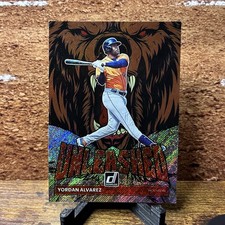 YORDAN ALVAREZ Baseball Parallel 2022 Donruss #UL-10 Unleashed Rapture Astros