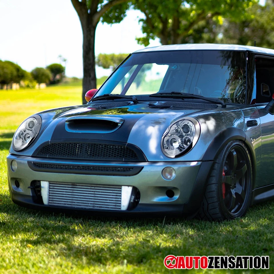 Fit 2002-2006 Mini Cooper R50 R53 05-08 R52 LED Halo Projector Headlights Lamps Foto 3 de 4