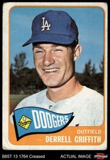 1965 Topps #112 Derrell Griffith Dodgers 1.5 - FAIR