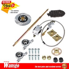 1"x 32" Go Kart ATV Rear Live Axle Kit Brake Assembly For Drift Trike Go Kart US