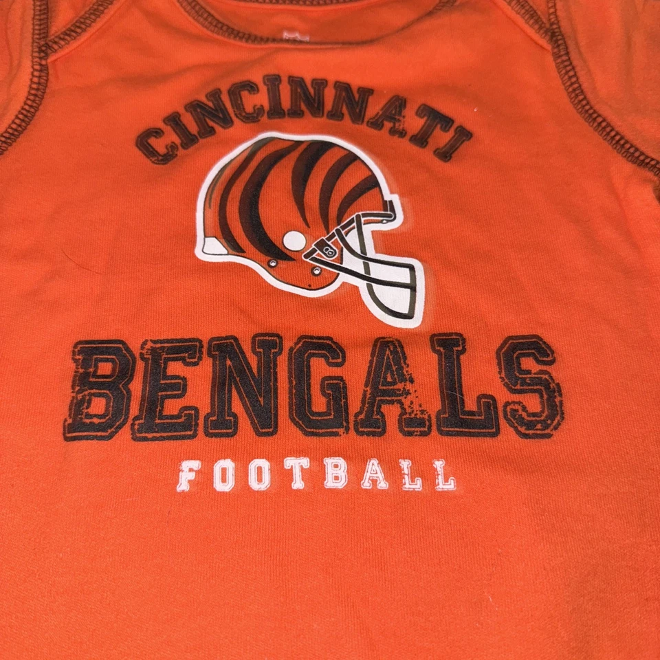 NFL Cincinnati Bengals Bebé Paquete de 2 Body Manga Corta 3/6 Foto 2 de 4
