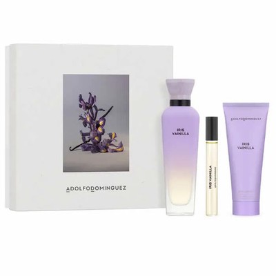 Adolfo Dominguez Iris Vainilla EdP Herren-Geschenkset 120 ml (3-Teilig) Duft NEU
