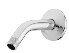 Glacier Bay 6 Inch Shower Arm with Flange, Polished Chrome