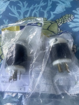 Leviton 121-2711-PB, 30 Amp, 125/250 Volt, NEMA L14-30P, 3-Pole, 4-Wire, Locking