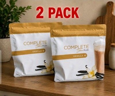 juice plus 2x Pack Complete Vanille Mahlzeitenersatz Shake 480g datiert 04/2027