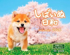 Calendar 2026 Shiba Inu Weather Monthly/Wall-hanging/600mm x 380mm  Impress Ca