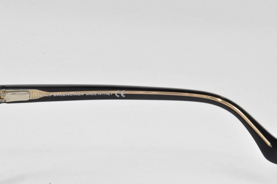 Óculos Balenciaga BA5060 003 preto/cristal, tamanho 51-19-140 - Imagem 3 de 4