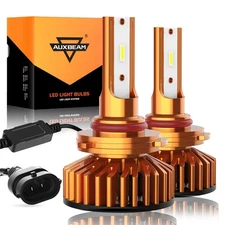 AUXBEAM 9005 HB3 LED Headlight Bulbs High Beam 6000K Bright White Conversion Kit