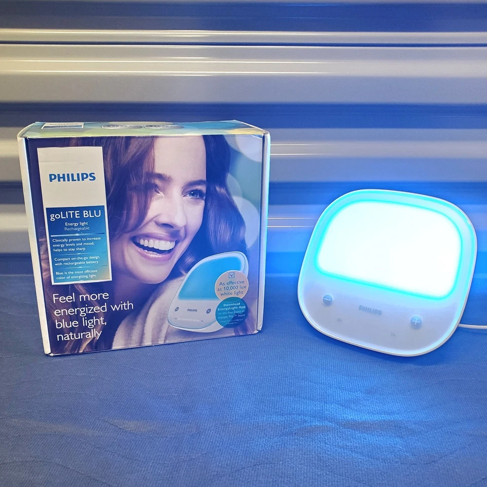 Philips goLITE BLU HF3429 Lámpara de Energía Terapia de Luz de Invierno Nueva Caja Abierta Completa Foto 2 de 4