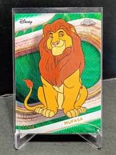 2025 Topps Chrome Disney /99 MUFASA #96 Green Wave Refractor - THE LION KING