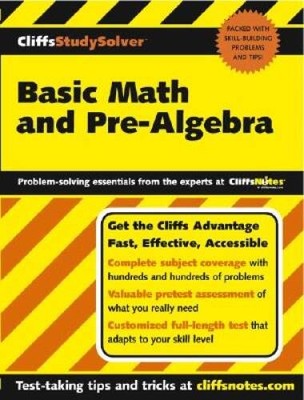 CliffsStudySolver Basic Math and Pre-Algebra - Paperback - VERY GOOD