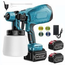 Kottwca Cordless Paint Sprayer With 21V Battery, Fence Paint Sprayers With