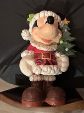 Disney Traditions 17” Old St Nick Jim Shore Christmas Decor Mickey Mouse w/Box 