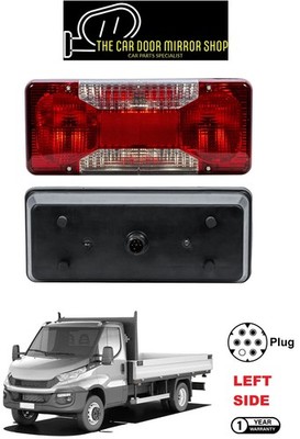 Iveco Daily 2006-2025 Left Side Rear Complete Light Lens Tail Lamp Chassis Cab