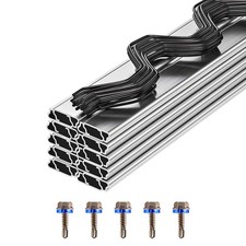 Uimoso Greenhouse Aluminum Lock Channel & Spr...