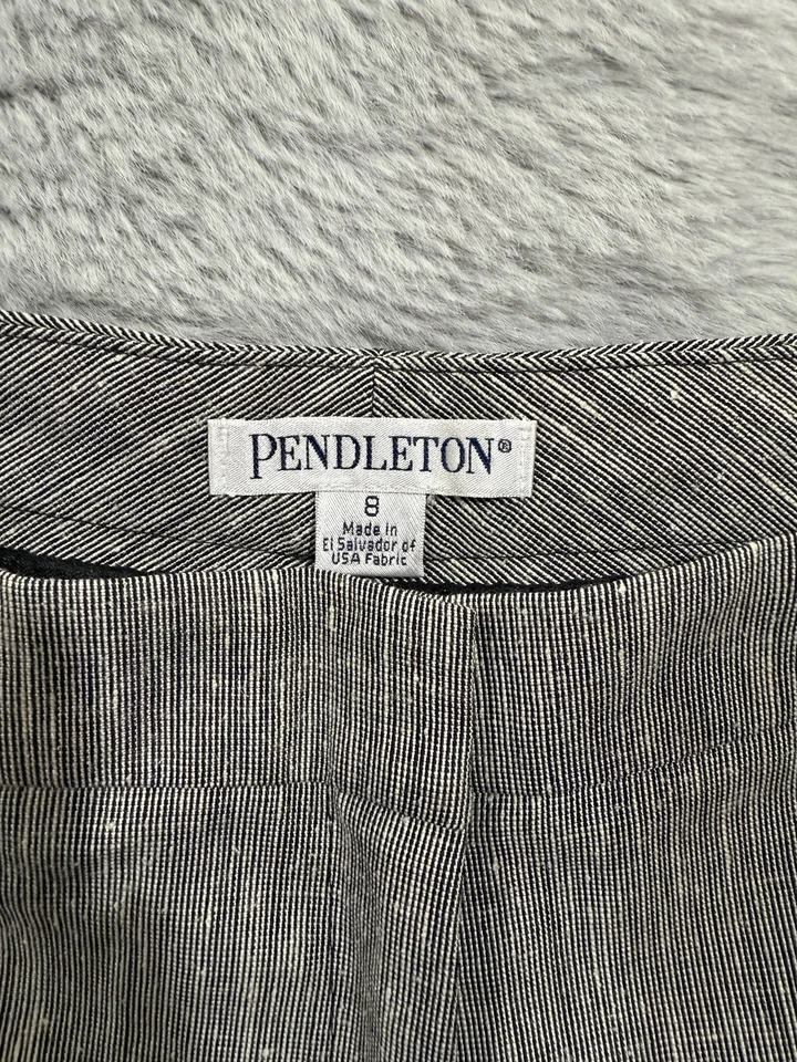 Nuevo con etiquetas Pantalones Pendleton Madison Vintage Para Mujer 8 Gris Mezcla Lana Vestido Recto Trabajo Foto 2 de 4