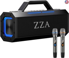 Portable Bluetooth Speakers, 60W Peak Wireless Outdoor Speaker with Subwoofer,