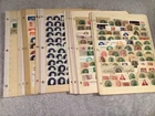 Interesting Most Used US Cut Squares Stamps Collection 100’s In (15) Stock Pages