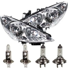 Halogen Scheinwerfer Set für Peugeot 307 CC 3B 2.0 HDi 135 3H 1.6 3A/C