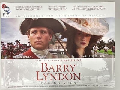 Barry Lyndon (1975) Original UK Quad Cinema Poster   Ryan O'Neal