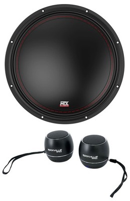 MTX 3512-02 12'' 250 Watt RMS SVC 2-ohm Car Audio Subwoofer Sub+Home Speaker