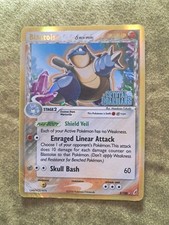 Pokémon TCG Blastoise Crystal Guardians 2/100 Holo Rare Reverse Card2006 Vintage