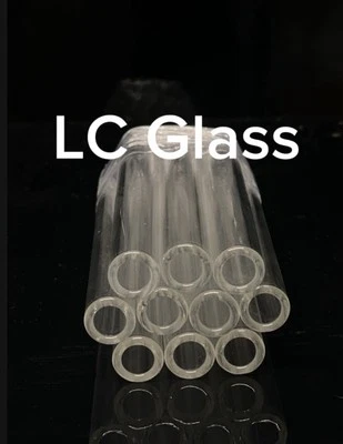LC GLASS 4” Long 10 Pack Pyrex Glass Tubes 12mm OI 8mm ID 2 mm Thick Wall