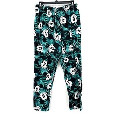 Disney size XL Big Mickey Mouse jungle pajama pants drawstring waist