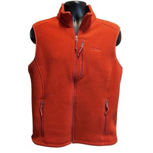 Gilet Réversible L.L.Bean En Duvet D'oie – Homme Taille L – Orange Et Bleu