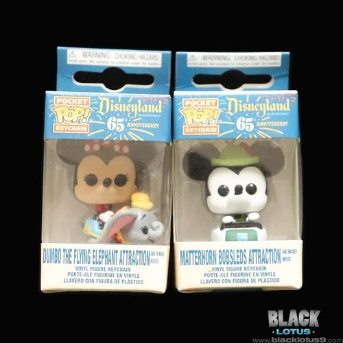 Funko Pop! Pocket Keychain Dumbo Minnie Mickey Matterhorn Disney Pop VAULTED