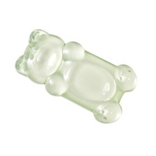 Cute Clear Green Bear Ergonomic Silicone Gel Mouse Wrist Rest Pad Support