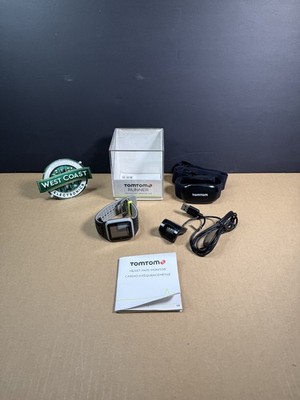 TomTom Runner 8RS00 Mens GPS Watch Black TESTED Ships Fast!!!