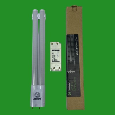 1x 12W (=24W) Goodlight LED 2G11 4 Pin PLL 4000K Glühbirne 326mm Lampe & Treiber