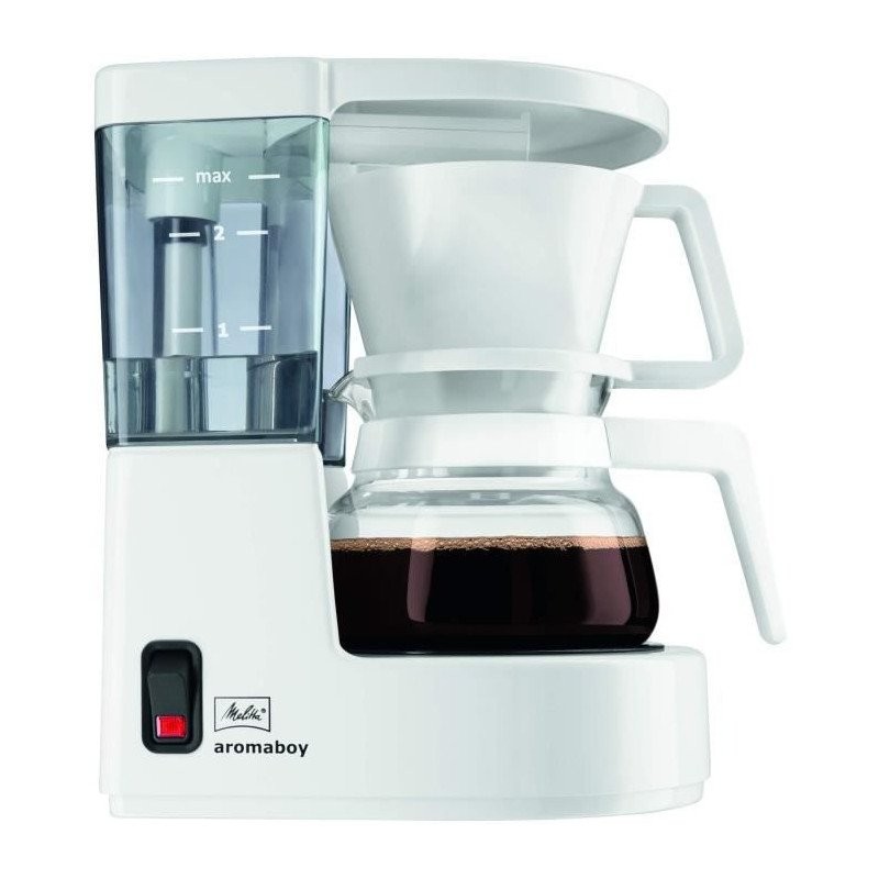 MELITTA Cafétiere Aromaboy 1015-01 Blanc avec maintien au chaud