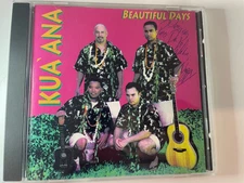 Kua'ana: Beautiful Days CD Loco Moco Records Autographed K Napoleon 1998 Hawaii